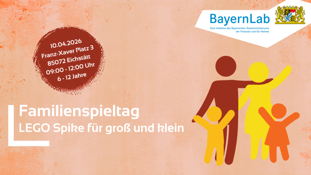 Ein Infoposter für den Familienspieltag.